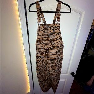 Top shop zebra overalls